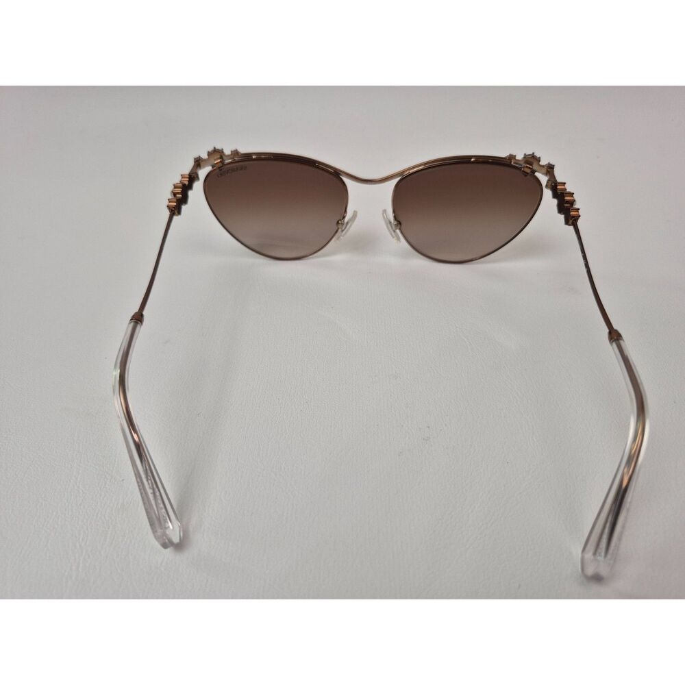 Swarovski Women's SK7017 400213 Copper Brown 58mm Cat Eye Sunglasses - Picture 6 of 6